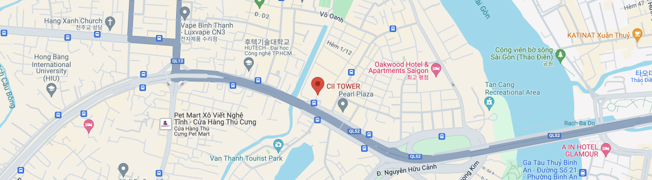 The location of the company on the Google Maps